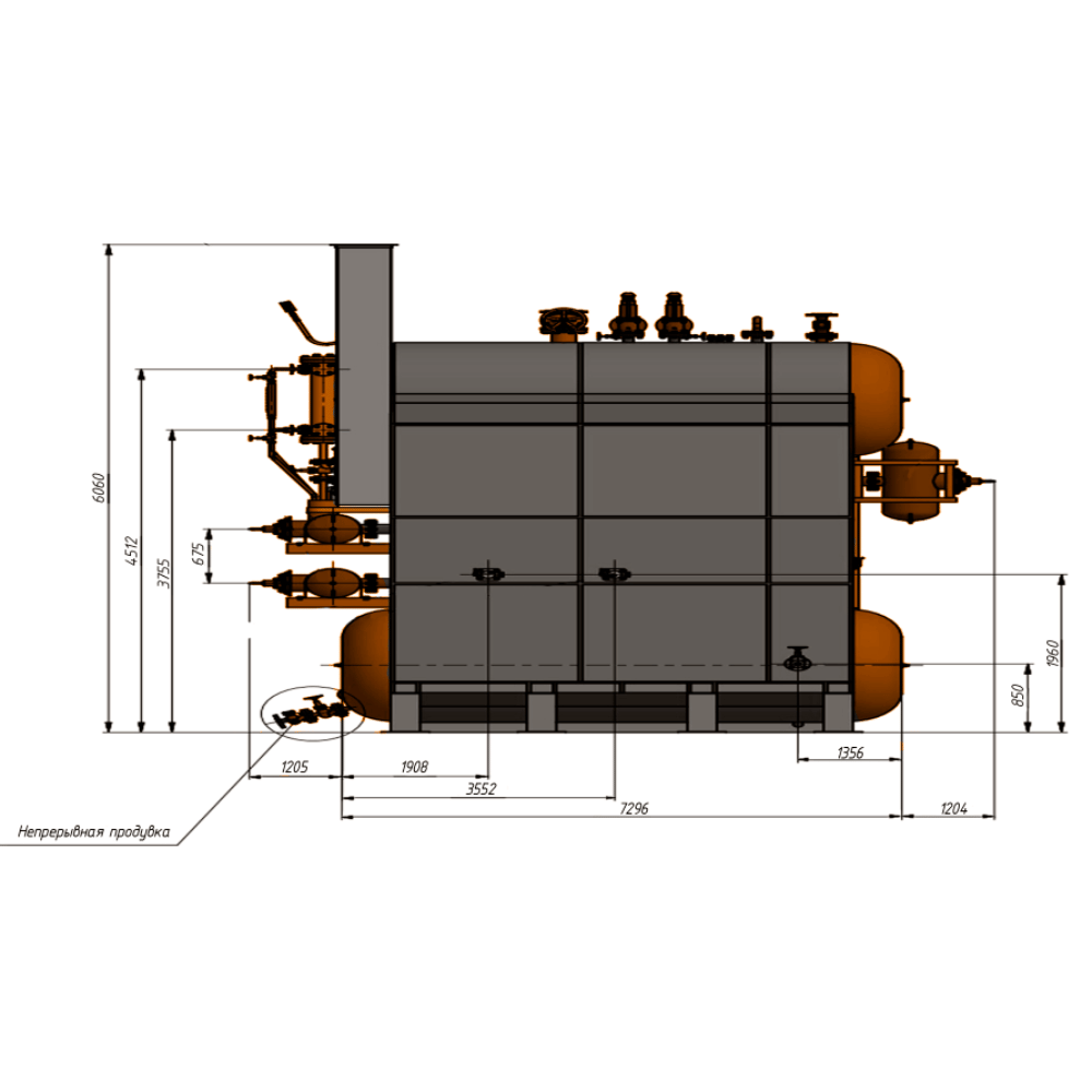 Паровой котел ДЕ-25-39ГМ (Е-25-3,9ГМ)